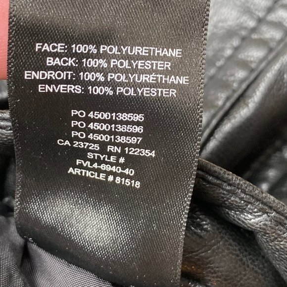 Aritzia Wilifred Vegan Leather Melina Pant High Waist Biker Celeb Goth Mobwife-0 - Picture 12 of 14